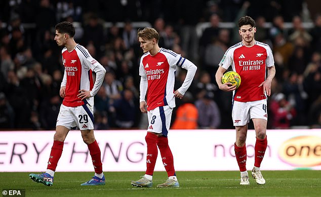 Mikel Arteta admits that Arsenal players must 'recharge' during Dubai's warm climate training, after the defeat of the Carabao 'painful' cup against Newcastle