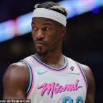 The stunning fan of fans gives news to Miami Heat's stars that Jimmy Butler is being changed during the NBA game