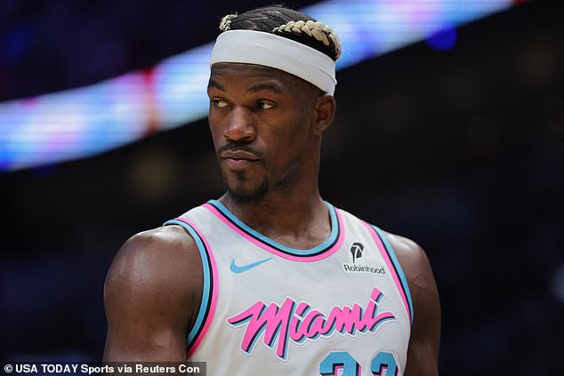 The stunning fan of fans gives news to Miami Heat's stars that Jimmy Butler is being changed during the NBA game