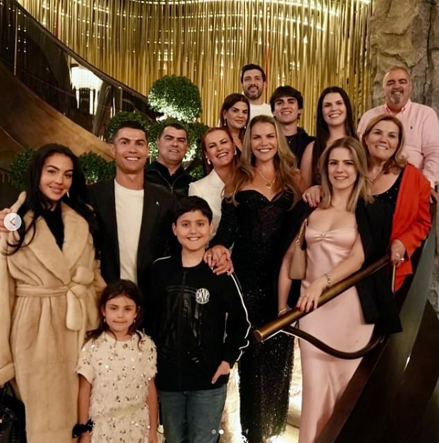 Cristiano Ronaldo enjoys a party with 'family and friends' to celebrate his 40th birthday, while the former teammate mocks Portugal's legend for aging