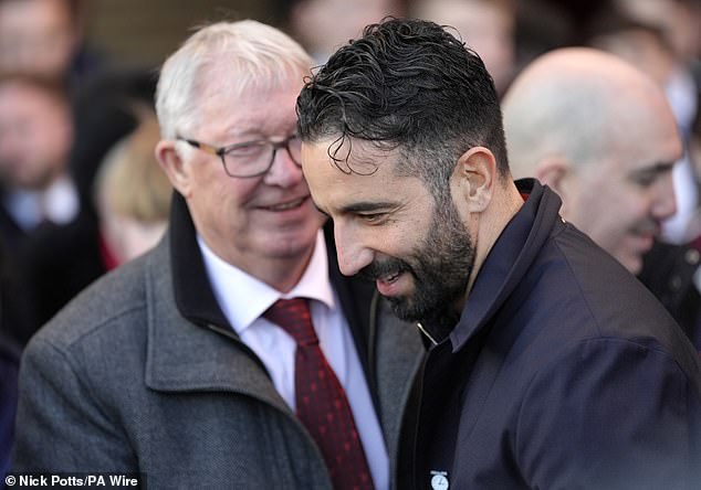 Ruben Amorim joins Sir Alex Ferguson in the commemorative service of Man United for the victims of Munich's aerial disaster to pay tribute 67 years after the tragedy