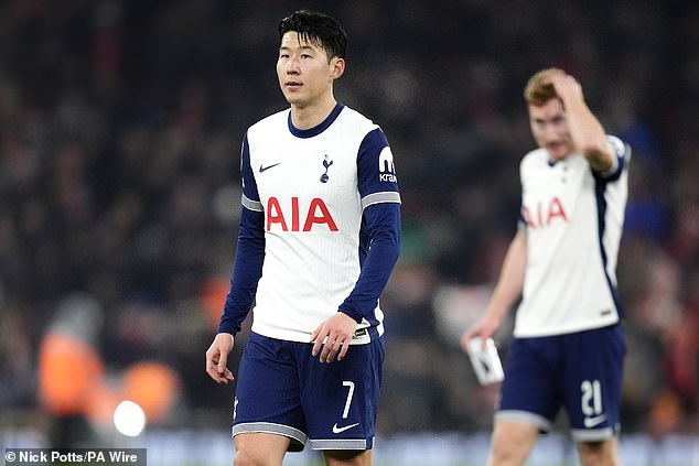 Jamie Redknapp hits his son Heung-min and questions his credentials as Tottenham captain after the Carabao Cup that humiliated himself against Liverpool