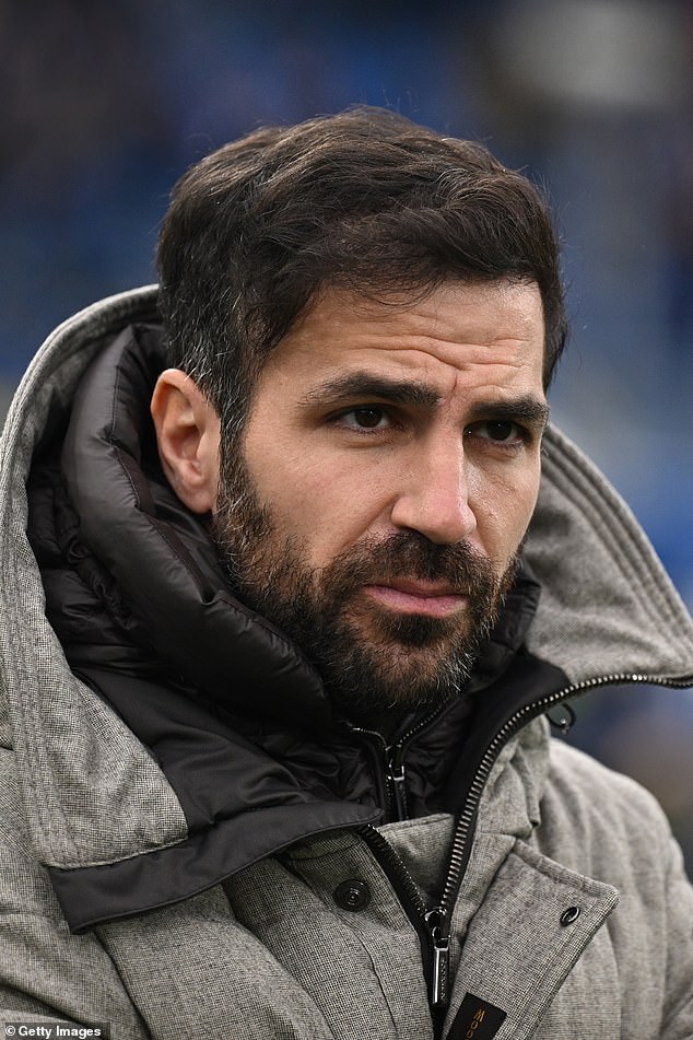 Cesc Fábregas aligned for the appointment of the Champions League after impressing as the Italian side manager as