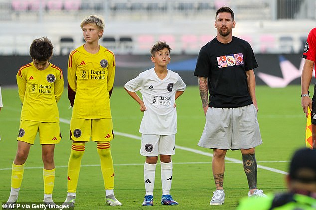 Lionel Messi's son scores 11 goals in a game when the Inter Miami star shines for the club's youth team in the U13 MLS Cup tournament