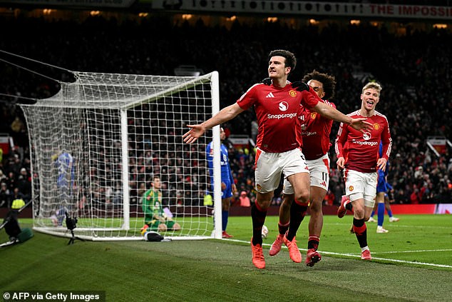 Man United 2-1 Leicester: Harry Maguire obtains a controversial winner after Ruben Amorim's team fights to beat the foxes in the fourth round of the FA Cup