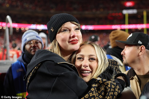 Taylor Swift 'turns to Brittany Mohomes for the Chiefs Super Bowl party plans' after Blake Lively snub