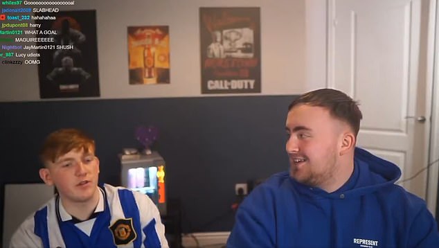 Luke Littler and Angry Ginge react to the controversial winner of Harry Maguire as Man United Book Spot in the Fifth Round of the FA Cup