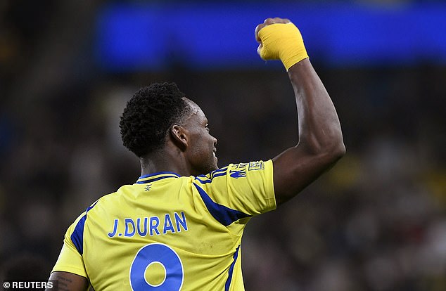 Starstruck Jhon Duran says that his debut in Al-Nassr felt like 'play FIFA' after shining with Cristiano Ronaldo