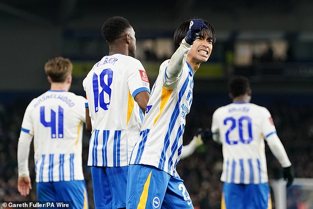 Brighton 2-1 Chelsea: Kaoru Mitoma Lob discards the Blues of the FA Cup after Enzo Maresca appointed three former Sagulls stars worth £ 202 million in its initial initial alignment