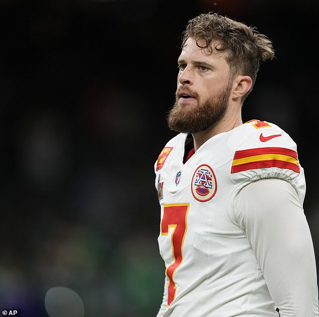 Harrison Butker loses the clothing of the Chiefs costume after the humiliation of the 2025 Super Bowl against the Eagles