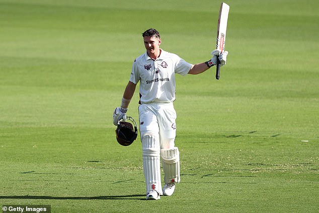 Painful moment that Queensland's Crick Star is forced to withdraw after suffering a nightmare injury twice during a Sheffield shield clash