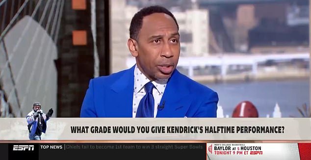 Stephen A. Smith sends a brutal message to Serena Williams after Kendrick Lamar Super Bowl showl