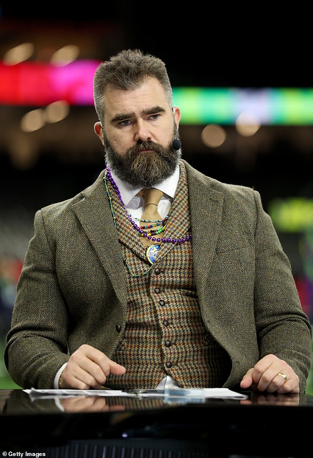 Jason Kelce breaks his silence in the Super Bowl and 'Mezimed Emots' seeing his brother losing