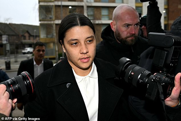 Chelsea star, Sam Kerr, is released from racially aggravated harassment against the police officer