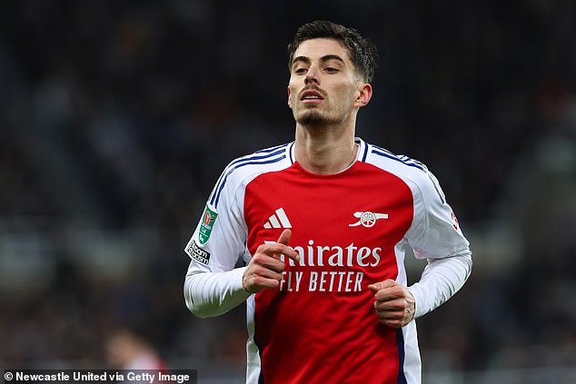 Arsenal is immersed in the injury crisis when Kai Havertz suffers a problem during the artillery training trip to Dubai, leaving Mikel Arteta without a senior striker in the form