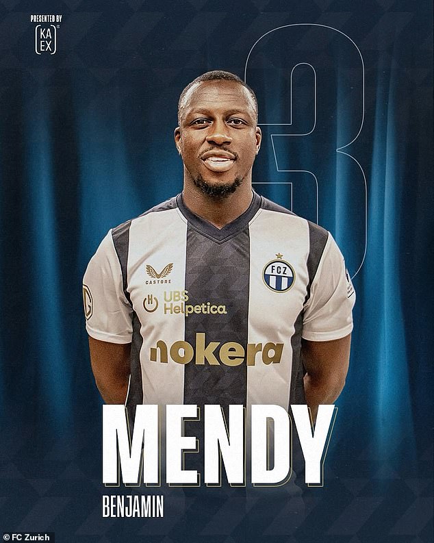 Benjamin Mendy signs for the new club after being frozen in Lorient, after fans were attacked by former Man City defender