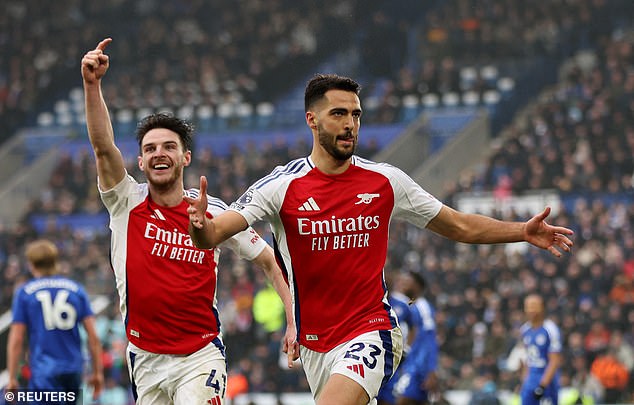 Leicester 0-2 Arsenal: Double Mikel Merino assures the three points while the gunners keep their hopes of title at the King Power Stadium