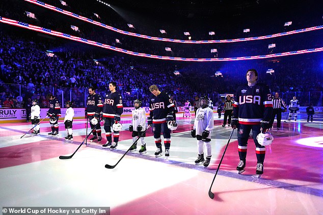 The American hockey stars speak after the national anthem is booed by Canadian fans in the middle of Donald Trump's controversy