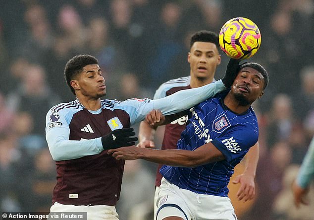 Aston Villa 1-1 Ipswich: Marcus Rashford presents Villans in the Premier League for the first time as Ollie Watkins Salvages Point against Ipswich of 10 men after the first game of Liam Deap