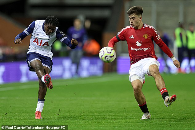 Man United Chief, Ruben Amorim ', adds five academy teenagers to his team from the first team' before the game outside the Premier League in Tottenham