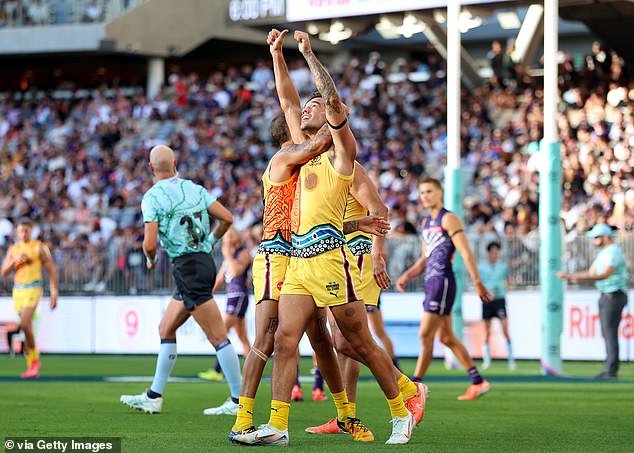 Jy Simpkin talks about his moving tribute to the goal while North Melbourne captain plays the best on the ground for indigenous stars