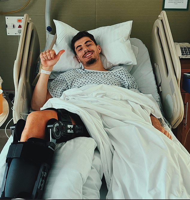 Kai Hvertz breaks his silence after undergoing ischiotibial surgery, since training injury rules out the Arsenal star for the rest of the season