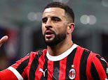 Kyle Walker's AC Milan crashed from the Champions League after a strange red card, while England's star suffers an aggregate defeat