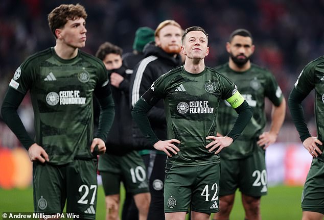 Captain McGregor as proud as Celtic Bow out of the Champions League after cruelell later in Munich