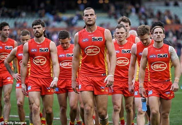 The Gold Coast Suns Social Networks account for the second time in two days: “Not again”