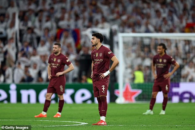 Real Madrid players were surprised by Man City's decline, since the stars described them “physically bad” during their triumph of the two -legged champions League