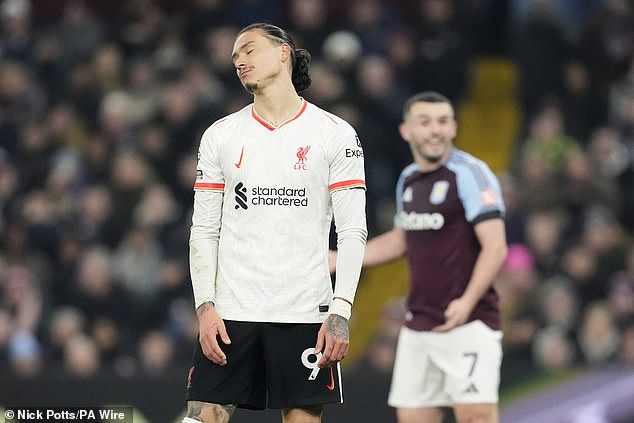 Darwin Núñez breaks silence after the head of Liverpool, Arne, slotted his “unacceptable behavior” after his horror fail against Aston Villa