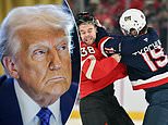 How Donald Trump plans to light the US team. Before the final of the four nations against 'Fifty First State', Canada