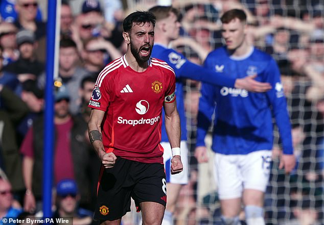 Bruno Fernandes 'involved in half a time in search of the Everton legend' for a strange reason, before Man United Star inspires Reto in Goodison Park