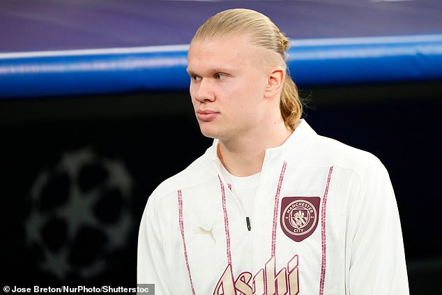 Erling Haaland left Manchester City team for his shock with Liverpool, after the striker suffered an injury against Newcastle