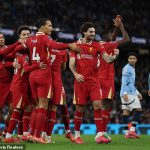 Man City 0-2 Liverpool: Arne Slot's team moves eleven clear points at the top of the Premier League with Mo Salah and Dominik Szoboszlai in the target