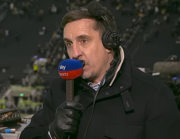 Gary Neville makes a prediction in the race for the qualification of the Champions League, with large expenses with tip to get lost