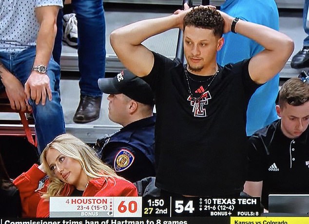 Patrick Mahomes suffers more heartbreak after the humiliation of the Super Bowl while seeing the defeat of Texas Texas Tech