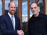 Prince William meets the head of England, Thomas Tuchel