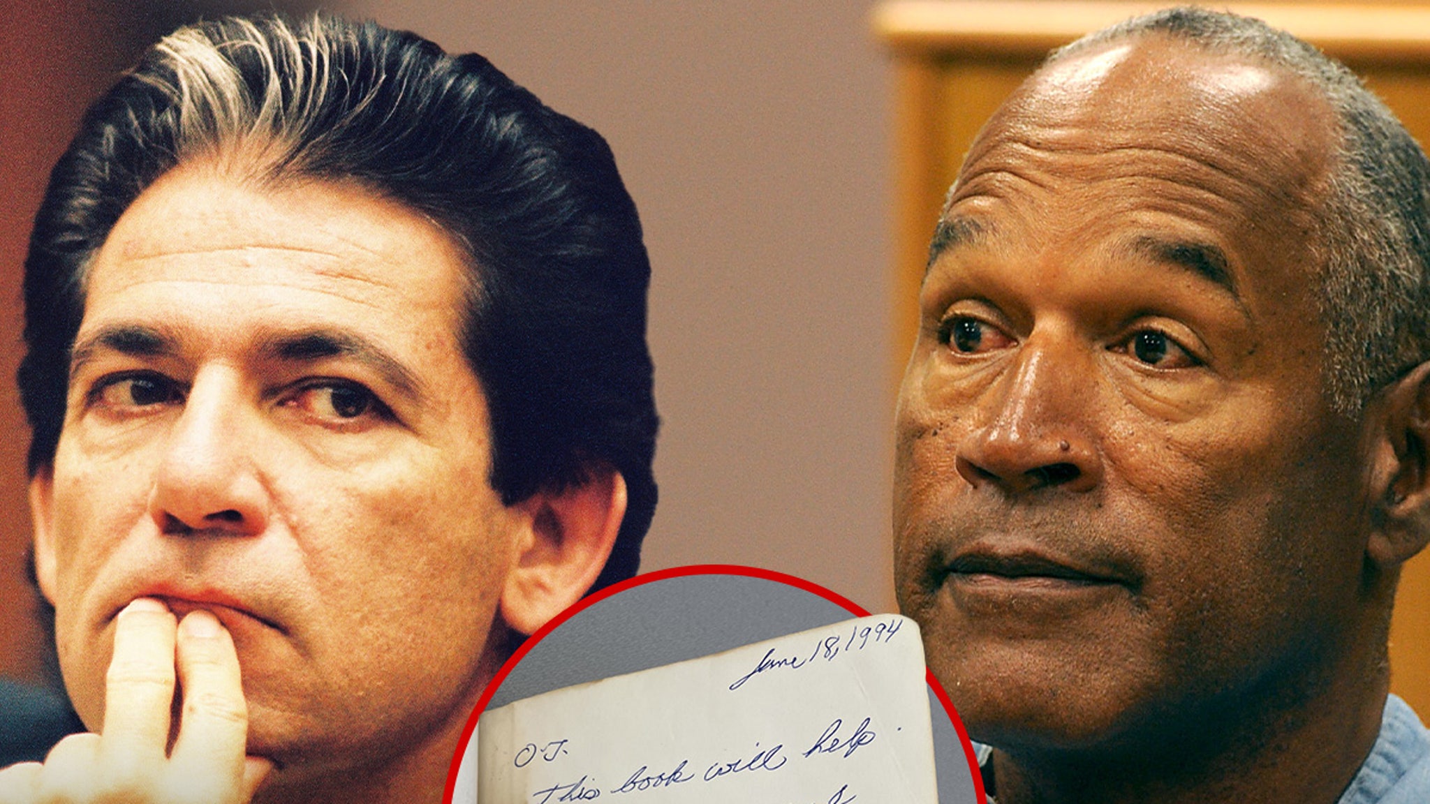 OJ Simpson -Bible with a fascinating note by Robert Kardashian may be for the auction