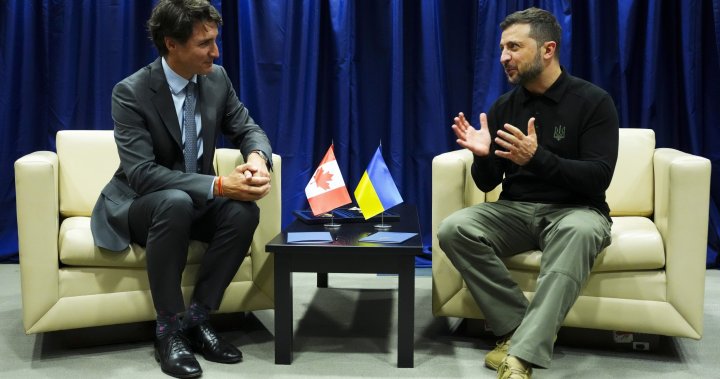 Ukraine 'must be' to be part of the peace conversations, says Trudeau in Call with Zelenskyy – National