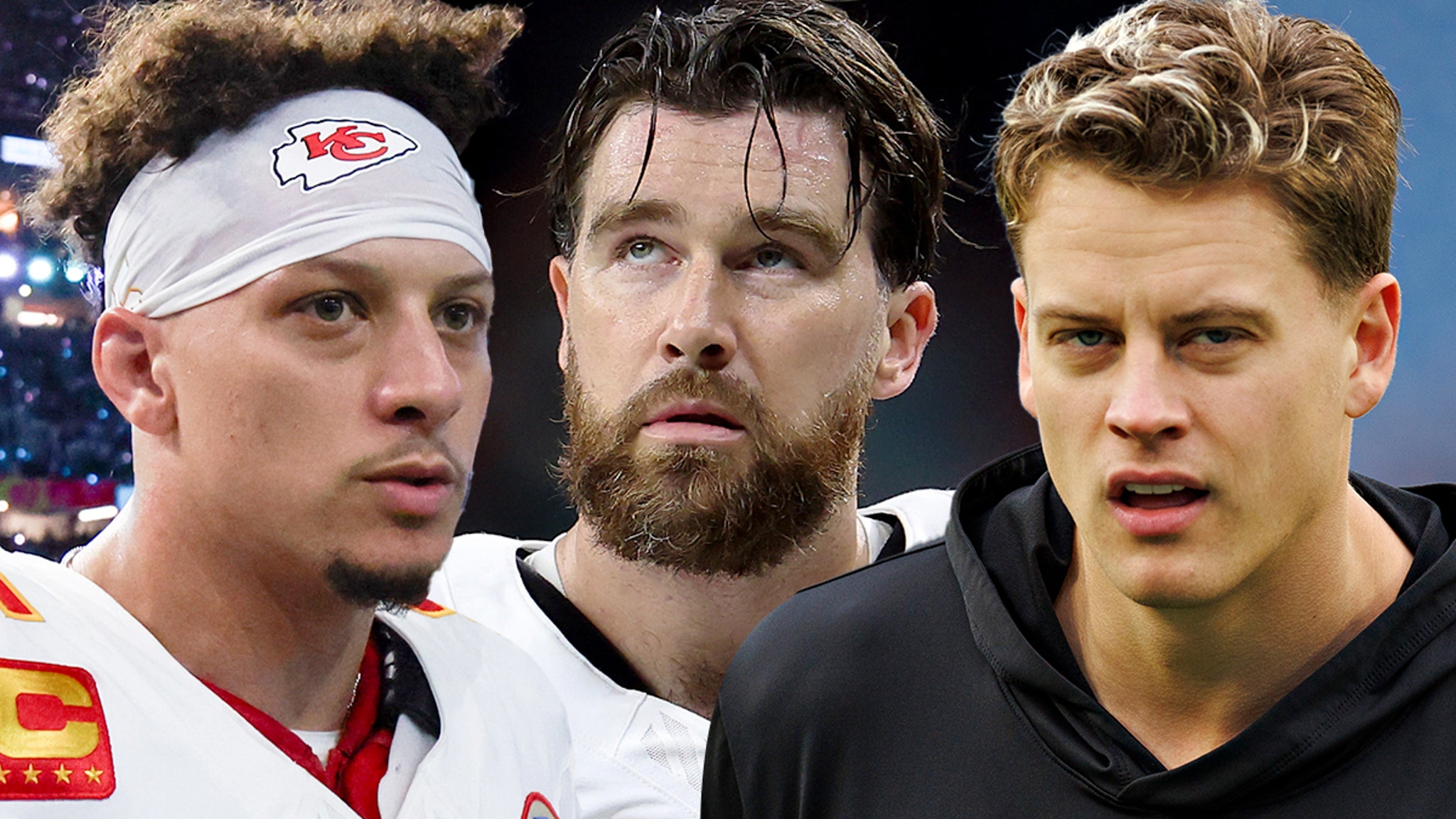 Seven in Mahomes, Kelce, Burrow slumps charged