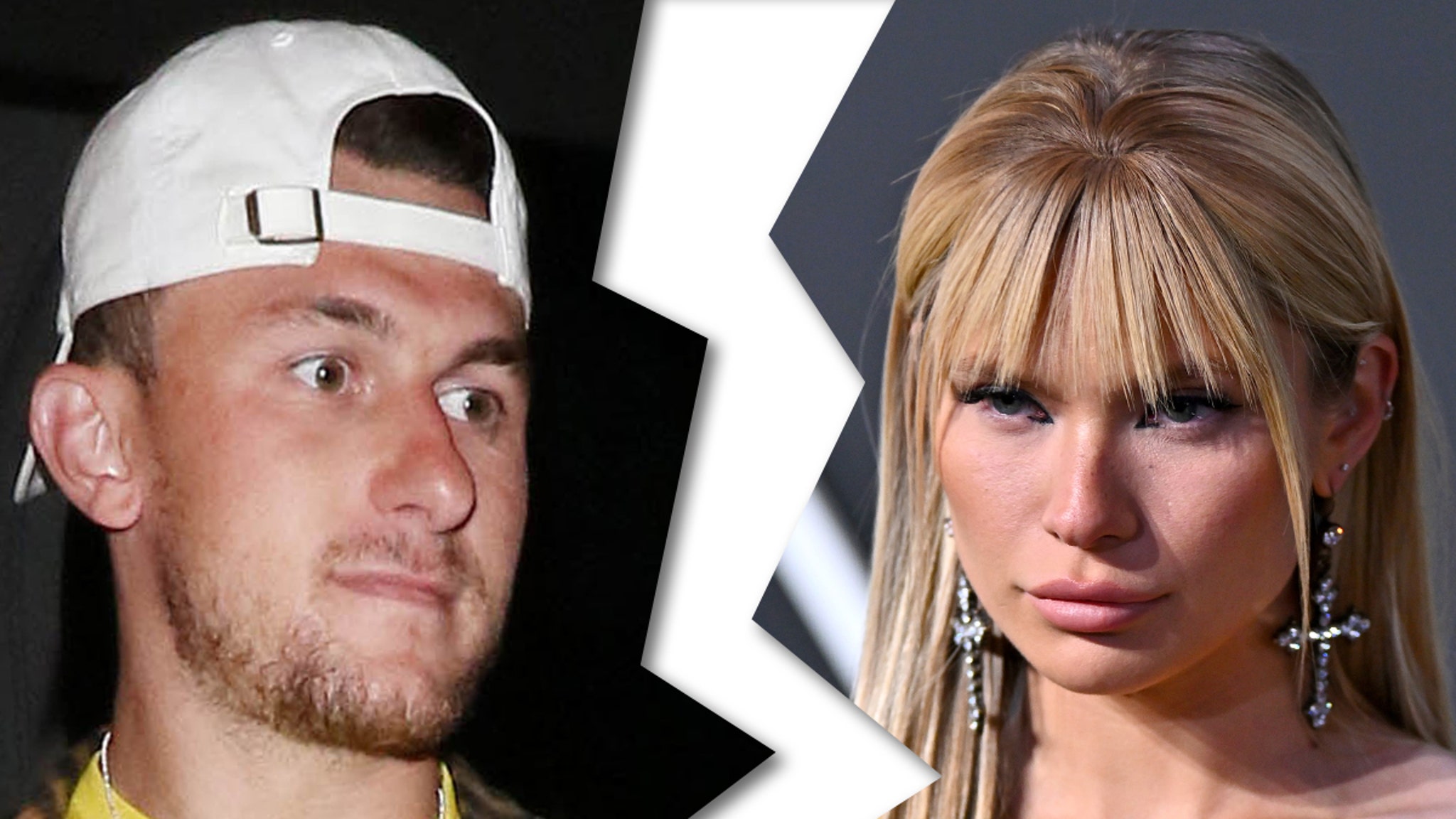 Johnny Manziel, Josie Canseco separate