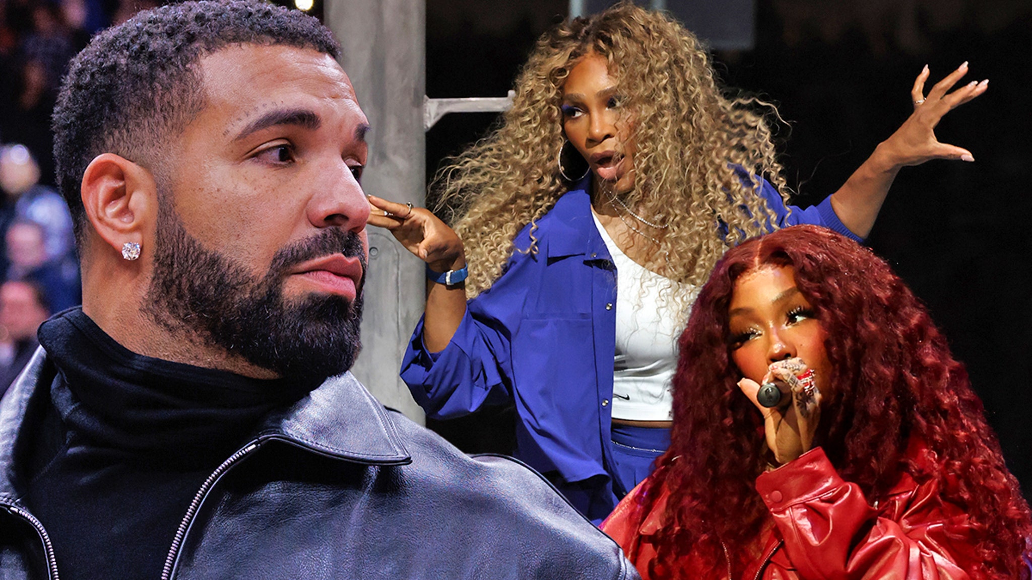 Drake only scolds hours ahead of Serena & Szas Super Bowl