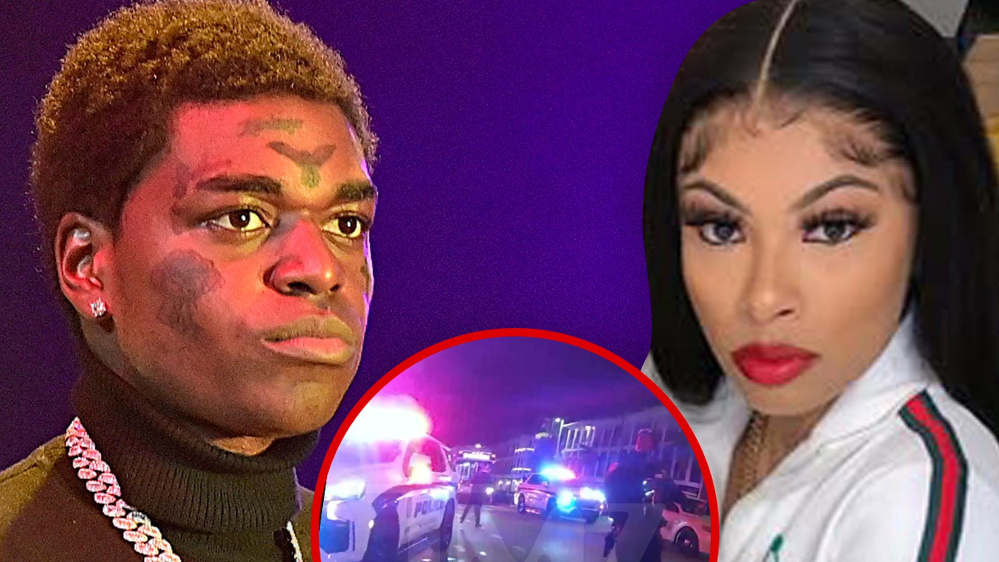 Police Cash Case Cam shows Kodak Blacks Baby Mama Fight Chaos from the birthday party