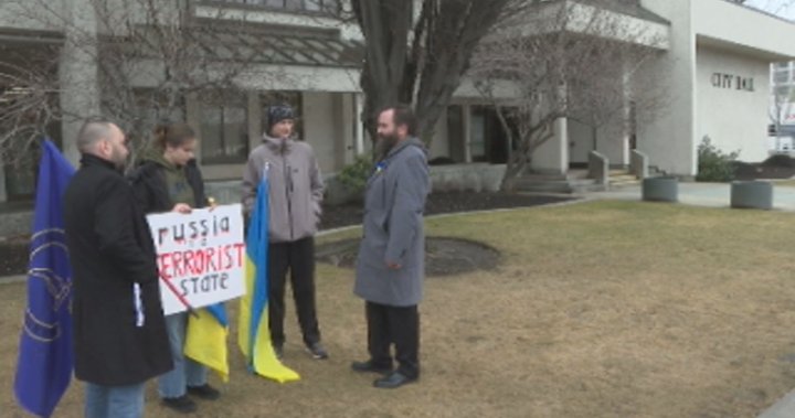 Ukrainians in the Okanagan brand three years since the beginning of the war