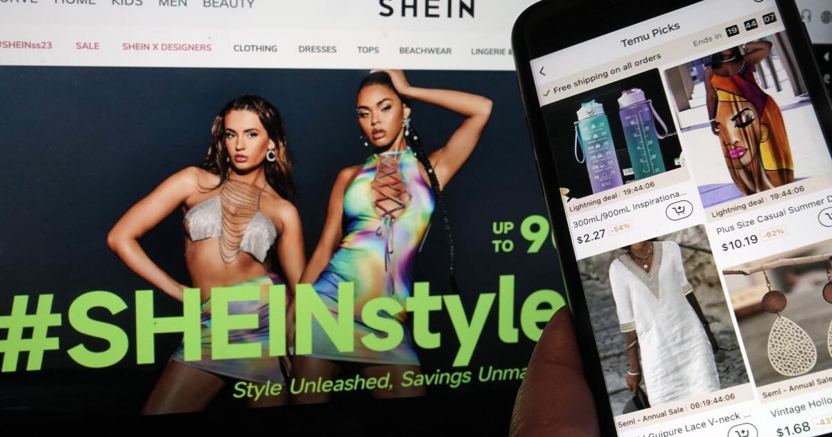 China's Shein and Temu closes a tariff.