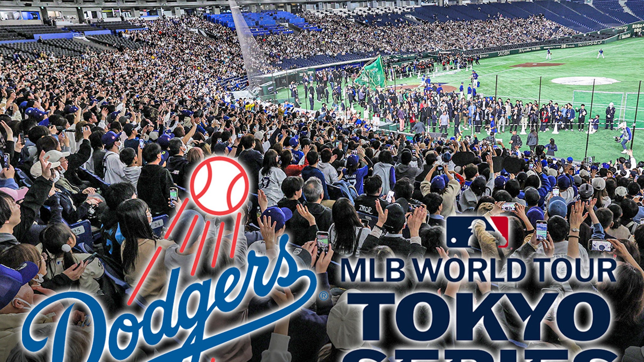 The Japan training from Dodgers attracts the massive amount of the Tokyo series