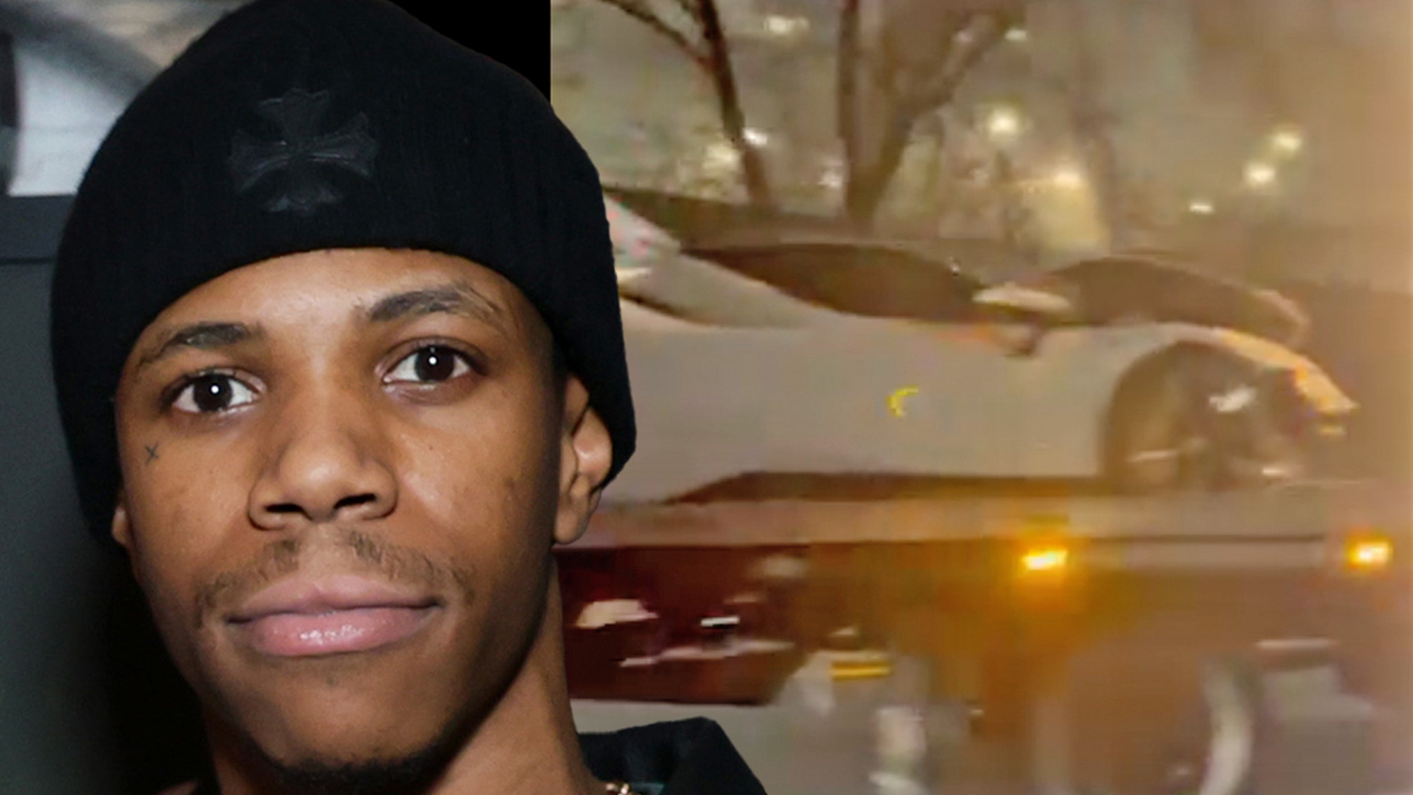 A Boogie Wit Da Hoodie's car was on video in total after the traffic accident