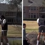 Anthony Davis performs golf course in the middle of the recovery of the injury