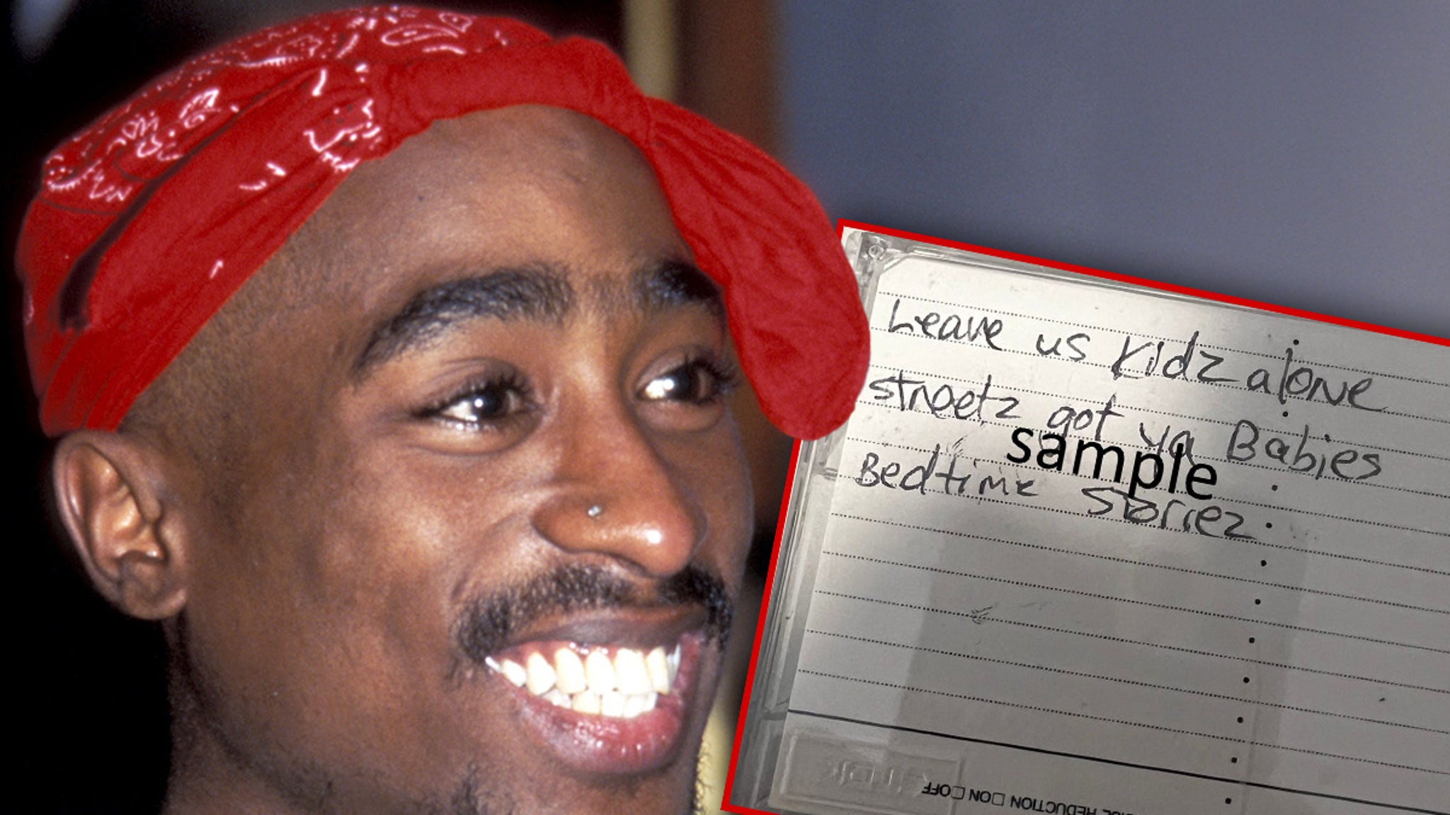 Formerly Tupac Shakur Songs and Texts sell for 250,000 US dollars